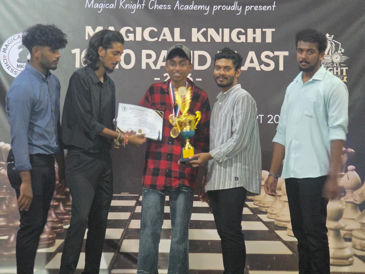Overall awards presentation at the Magical Knight 10+10 Rapid Blast, photo 3