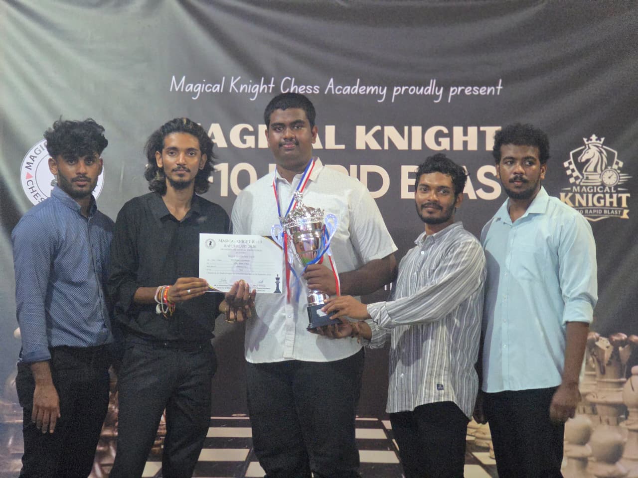 Overall awards presentation at the Magical Knight 10+10 Rapid Blast, photo 5