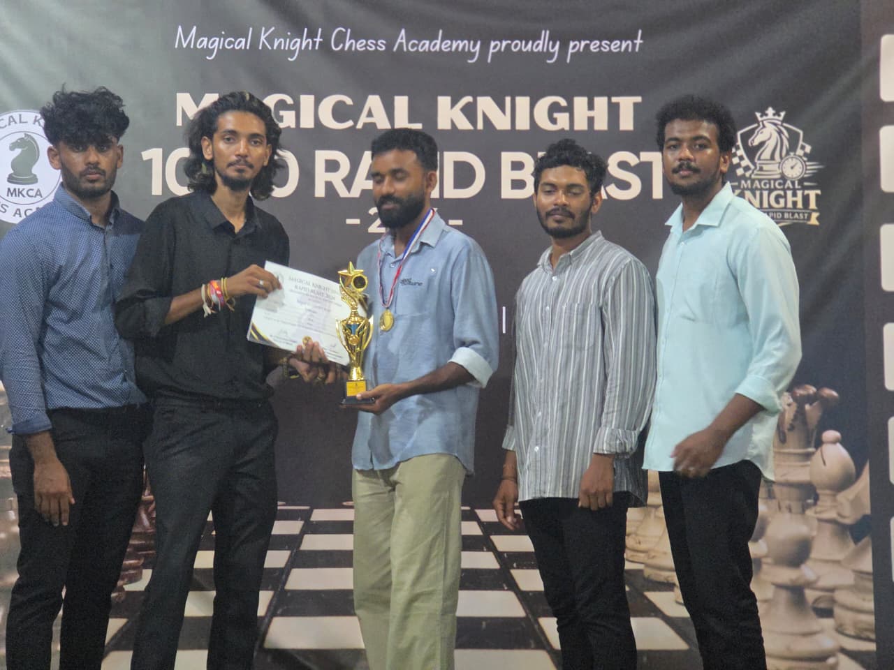 Overall awards presentation at the Magical Knight 10+10 Rapid Blast, photo 14