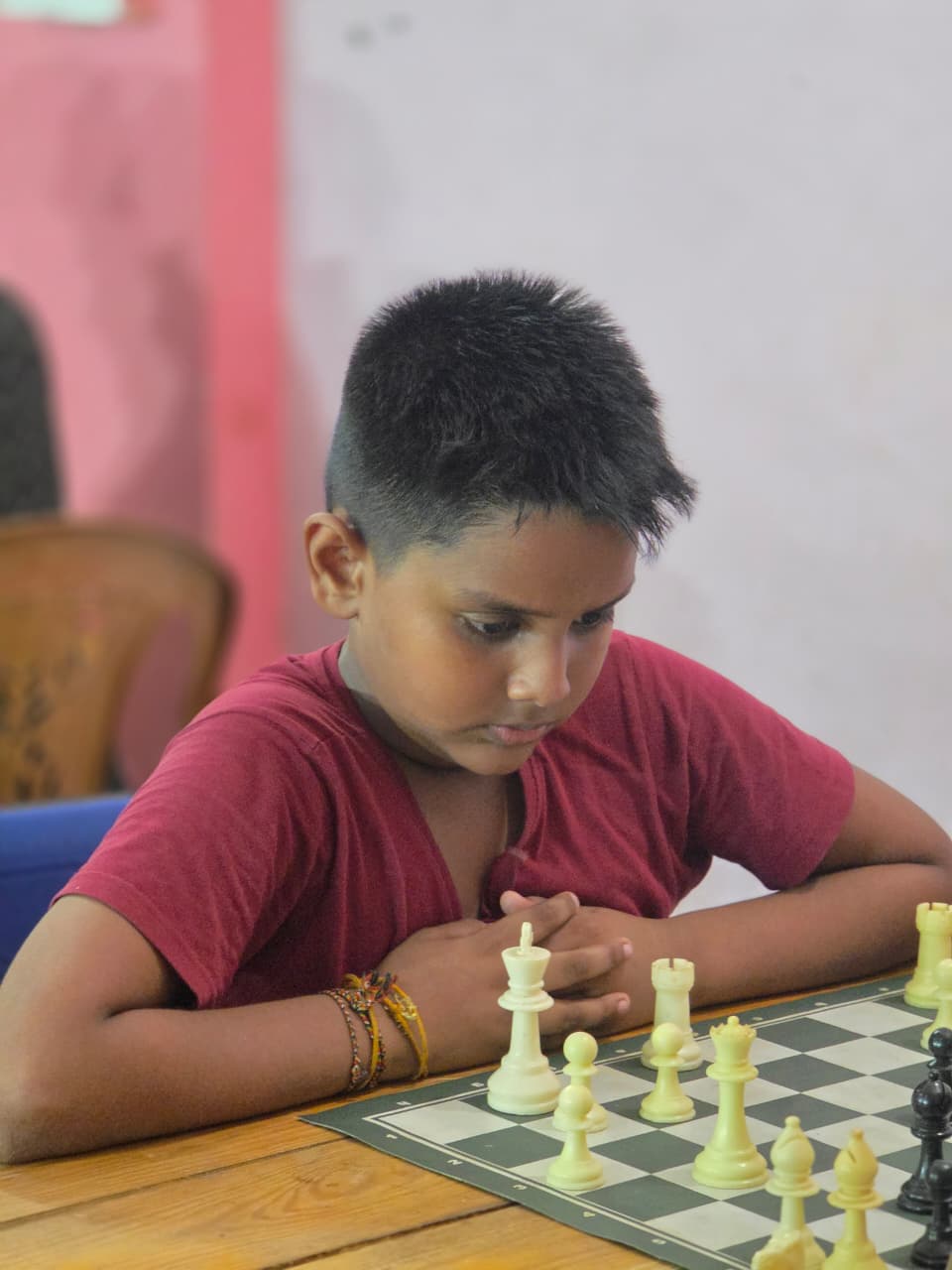 Overall Champion Venukanan Nayanakheshan competing during the tournament